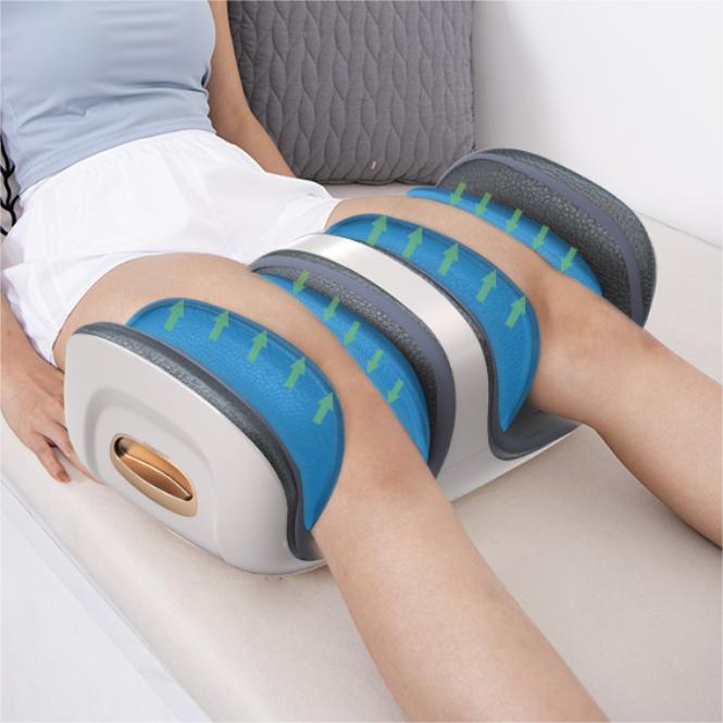 airbag pinch leg kneepad, 270 degree 3D full wrap massage,Wireless remote control 3D knee massage,Hot compress penetrates 3D massage